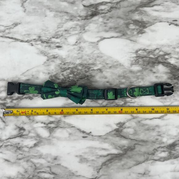 P0008 Clover Bow Adjustable Pet Collar - Picture 5 of 5